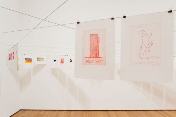 Thomas Schütte, Low Tide Wanderings, 2001 (installed in Print/Out at MoMA, 2011)