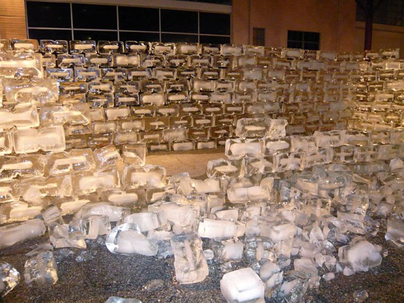 Kaprow Fluids 1967 recreated at MOCA 2008