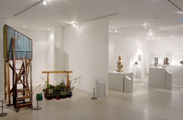 Tracey Emin's The Perfect Place to Grow in the RCA exhibition of the same name