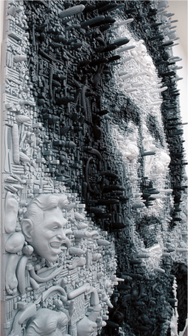 Marcus Harvey, Maggie, 2009 (detail)