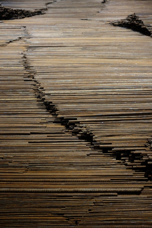 Ai Weiwei, Straight, 2012 (installed at Zuecca Project Space, Venice, 2013)