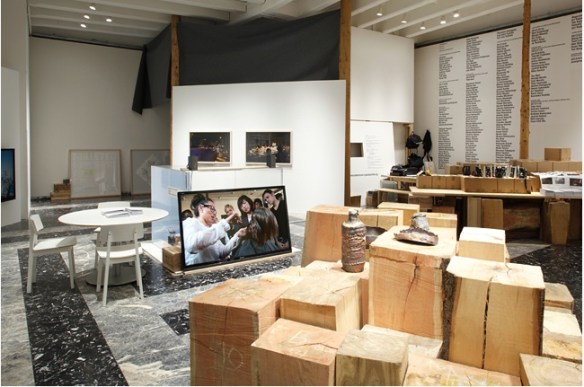 installation view of Japan Pavilion, Venice 2013