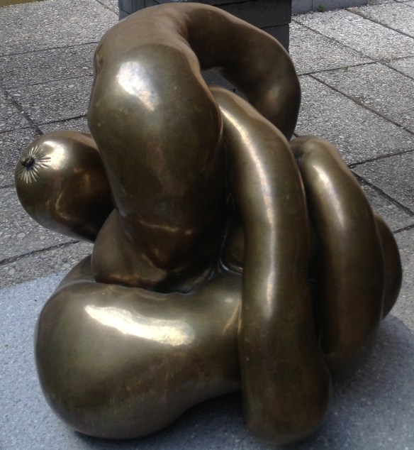 Sarah Lucas in The Encyclopaedic Palace in the Central Pavilion at the 55th Venice Biennale, 2013