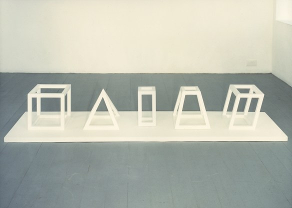 LeWitt Five Open Geometric Structures 1979